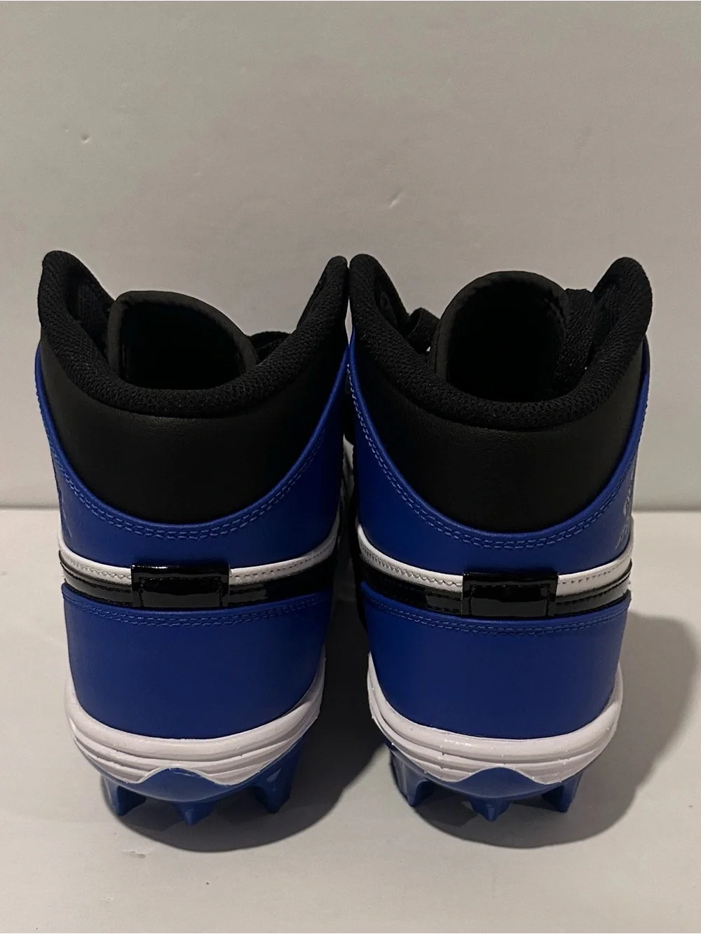 Air Jordan 1 Mid TD Cleat 'Game Royal Patent' Sz: 9 (FJ6805-401)